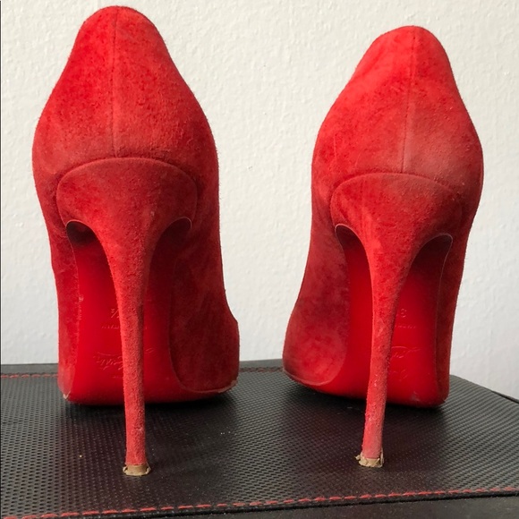 Christian Louboutin So Kate 120mm red suede pump - Picture 5 of 5